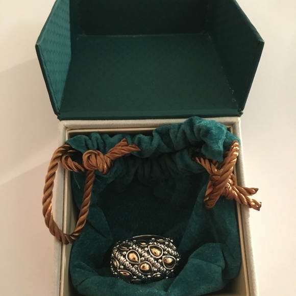 Sterling Silver & 14K Gold Lotus Petal Bold Ring